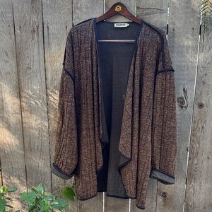 Women's Brown Cardigan Sweater